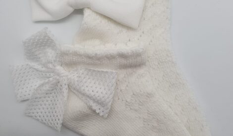 Baby Rice Socks with bow