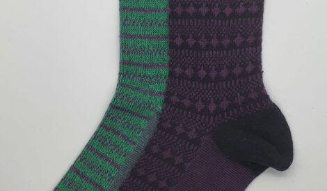 Double Cylinder Jacquard Patterned Socks